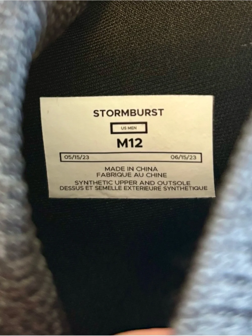 Vessi Men's Stormburst High Top - Peak Black, Size 12